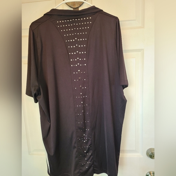 (867) FILA Men's Premium Sports Golf Polo Shirt, Size: XXT, Color: Black - Picture 12 of 15